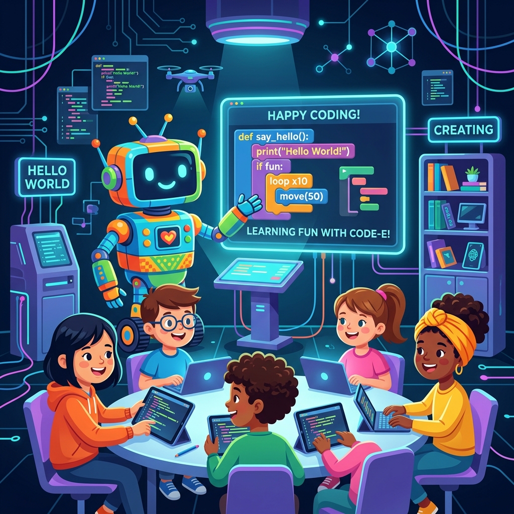 BrightBots Educational Robot Mascot